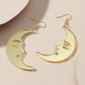 Moon Drop Earrings