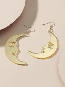 Moon Drop Earrings