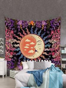 Moon Print Tapestry