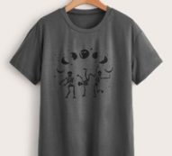 Moon & Skull Graphic Tee