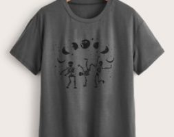 Moon & Skull Graphic Tee