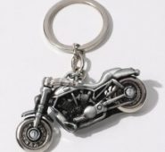 Motorbike Charm Keychain