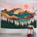 Mountain Print Tapestry