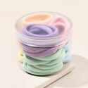 Multicolored Elastic Hair Tie Set – 30pcs