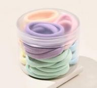 Multicolored Elastic Hair Tie Set – 30pcs