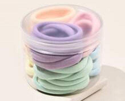 Multicolored Elastic Hair Tie Set – 30pcs