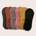 Multicolored No Show Socks – 6 Pairs