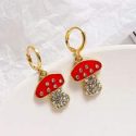 Mushroom Drop Earrings