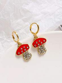 Mushroom Drop Earrings