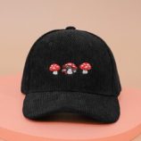 Mushroom Embroidered Baseball Cap