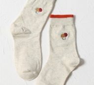 Mushroom Embroidered Socks