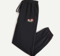 Mushroom Embroidery Sweatpants