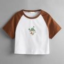 Mushroom Graphic Baseball Tee