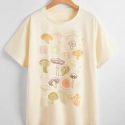 Mushroom Graphic Tee