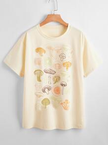 Mushroom Graphic Tee