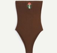 Mushroom Graphic Tube Bodysuit