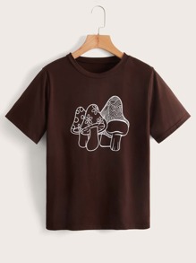 Mushroom Print Tee