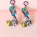 Musical Note Drop Earrings