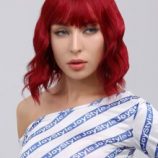 Natural Curly Wig With Bangs