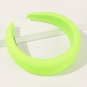 Neon Green Padded Headband 1pc