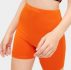 Neon Orange Biker Shorts