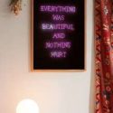 Neon Sign Wall Print Without Frame