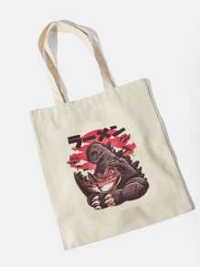 Noodles & Dinosaur Tote Bag