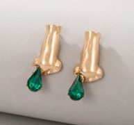 Nose Design Stud Earrings