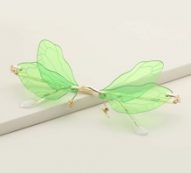 Novelty Lens Rimless Sunglasses