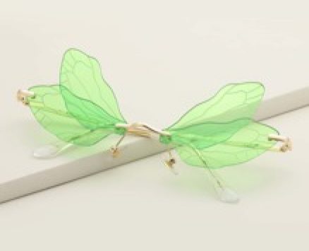 Novelty Lens Rimless Sunglasses