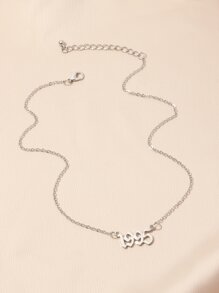 Number Charm Necklace