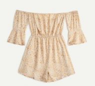 Off The Shoulder Daisy Romper
