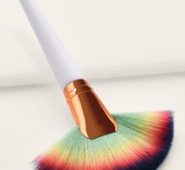 Ombre Fan Shaped Makeup Brush
