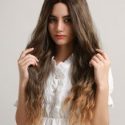 Ombre Long Curly Wig