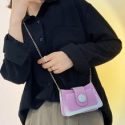 Ombre Snap Button Crossbody Bag