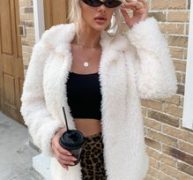 Open Front Teddy Coat