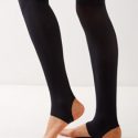 Open Toe Stirrup Knee High Socks 1pair