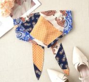 Paisley Patchwork Tie Back Bandana Tube Top