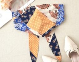 Paisley Patchwork Tie Back Bandana Tube Top