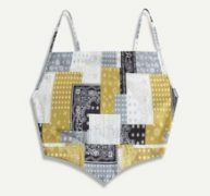 Paisley & Patchwork Print Hanky Hem Cami Top