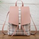 Plaid Flap Backpack