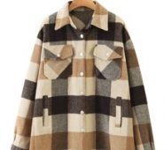 Plaid Flap Pocket Overshirt