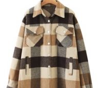 Plaid Flap Pocket Overshirt