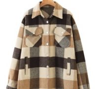 Plaid Flap Pocket Overshirt