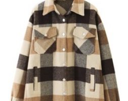Plaid Flap Pocket Overshirt