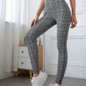 Plaid High Rise Leggings