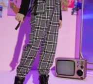 Plaid Pocket Pants