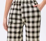 Plaid Print Bermuda Shorts