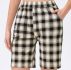 Plaid Print Bermuda Shorts