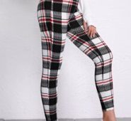 Plaid Print Leggings